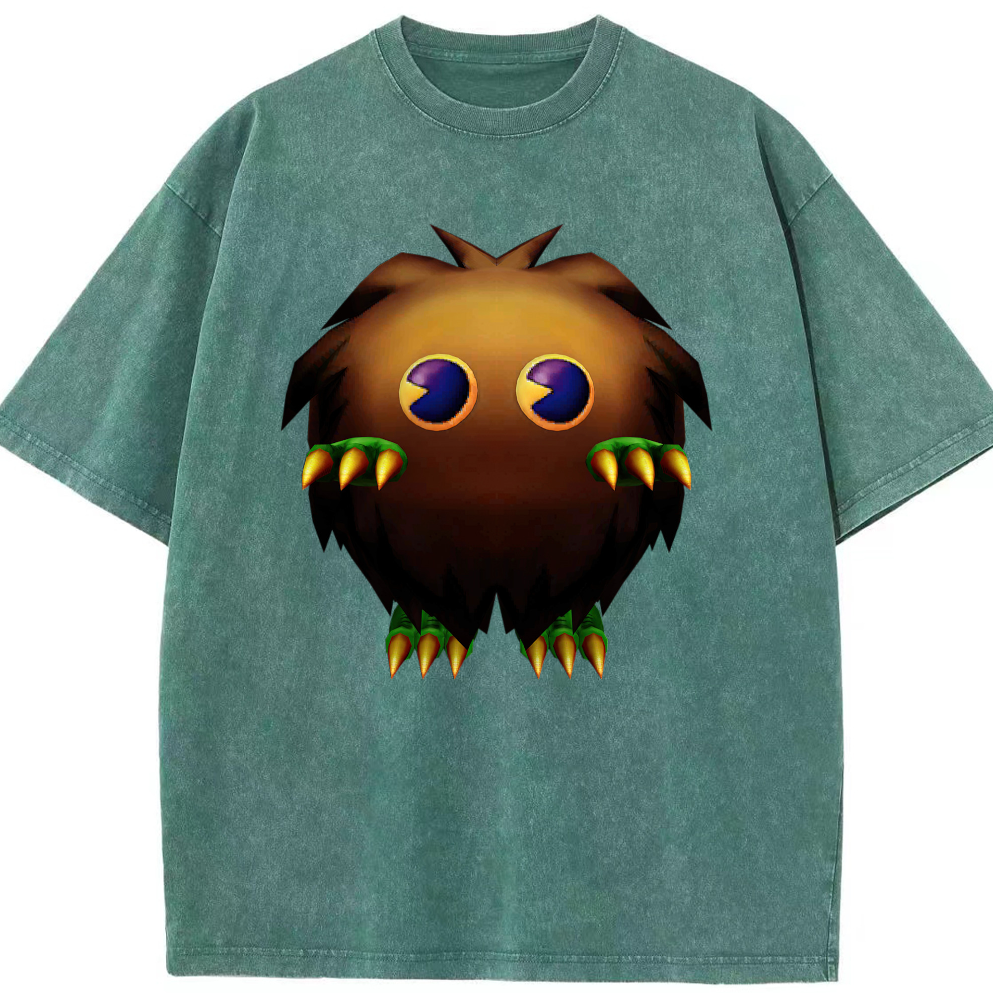 （画像用） 遊☆戯☆王 Yu-Gi-Oh! 綿100% ヴィンテージ風 半袖Tシャツ（フロントプリント）
